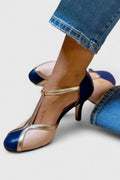 Isabeau | Women's Comfortable T-Strap Heels