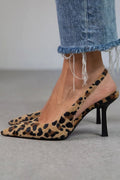 Arionelle | Women's Leopard Slingback Heels