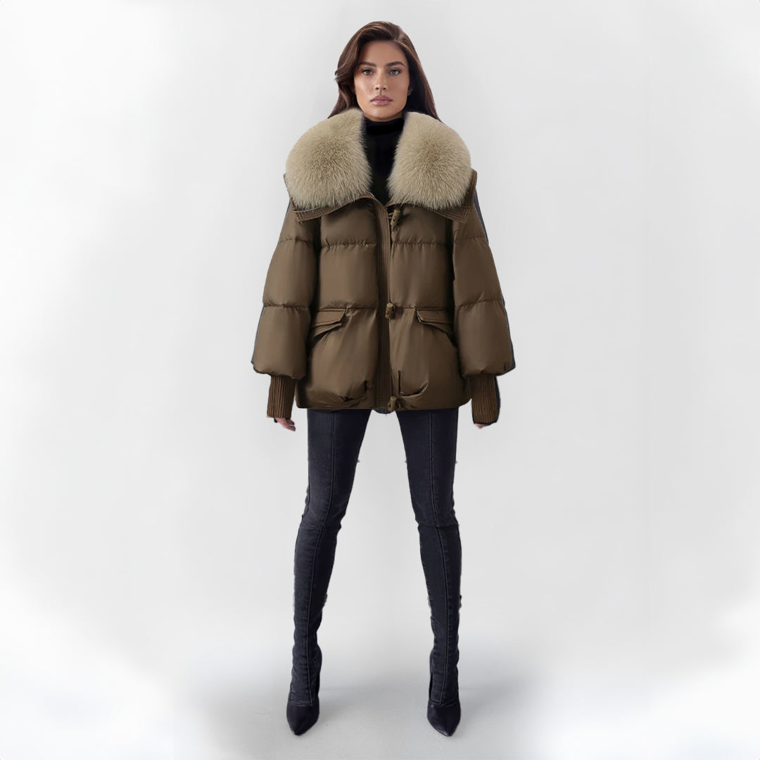 Monika - The Elegant Faux Fur Coat
