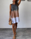 Orissaya | Women's Ombre Sleeveless Shift Dress