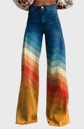Janine | Women's High Waist Wide Leg Pants