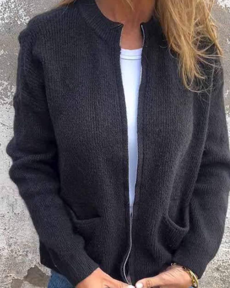 CALIVORA –WOMEN  COTTON KNITTED CARDIGAN