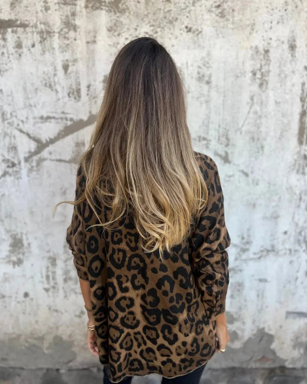 IRAVITHYN – LEOPARD PRINT SHIRT