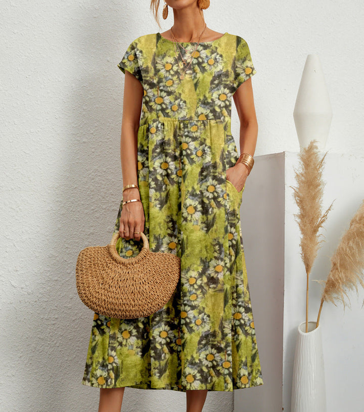 Indigo | Elegant Floral Dress