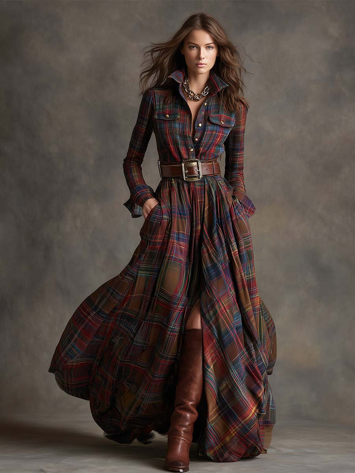 EVELYN – CLASSIC ELEGANT SHIRT DRESS