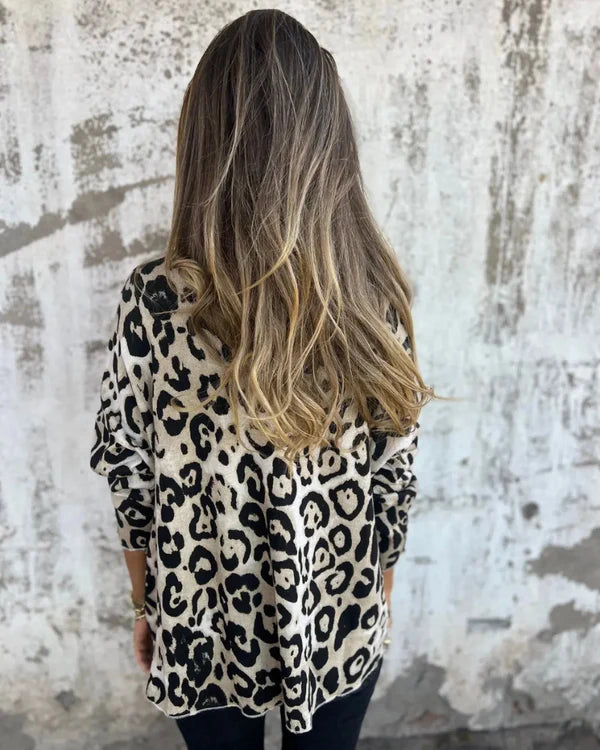 IRAVITHYN – LEOPARD PRINT SHIRT