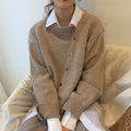 Rhea | Women's Wool Button-Front Cardigan