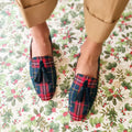 Women's Tartan Plaid Tassel Loafers