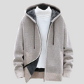 Beckett | Men's Fleece-Lined Knit Zip Hoodie