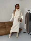 Ruth | Women's Knit Sweater and Midi Dress Set