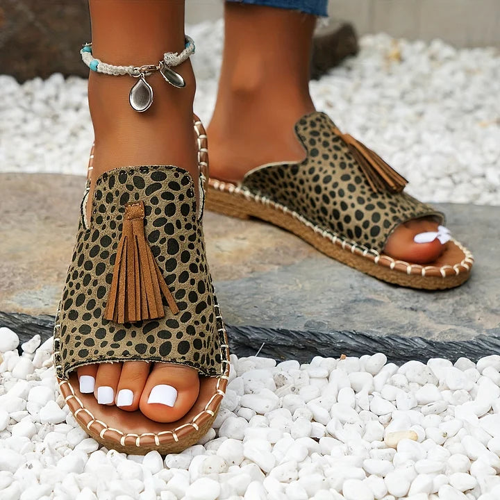 MILA – VINTAGE TASSEL BOHO SANDALS