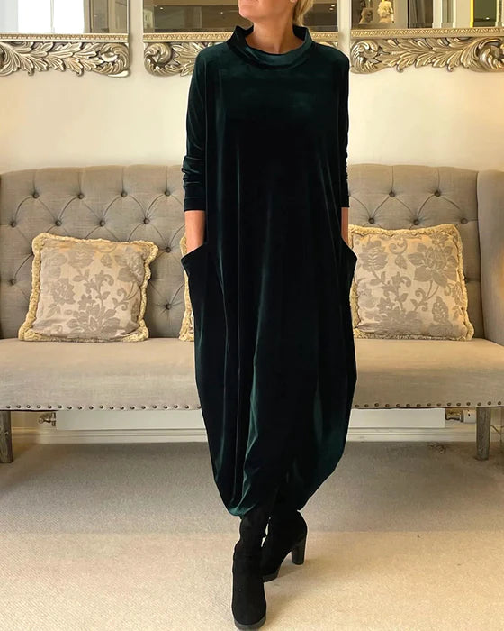 Iris - Velvet Winter Dress