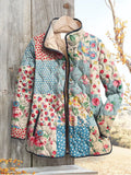 Women's Patchwork Floral Quilted Jacket