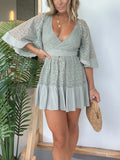 Lily | Women's Lace Crochet Romper Dress