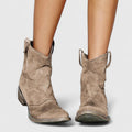 Kylenrah | Women's Suede Western Ankle Boots