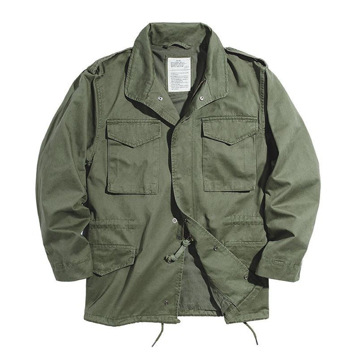 Men's Military Field Jacket – Detail View