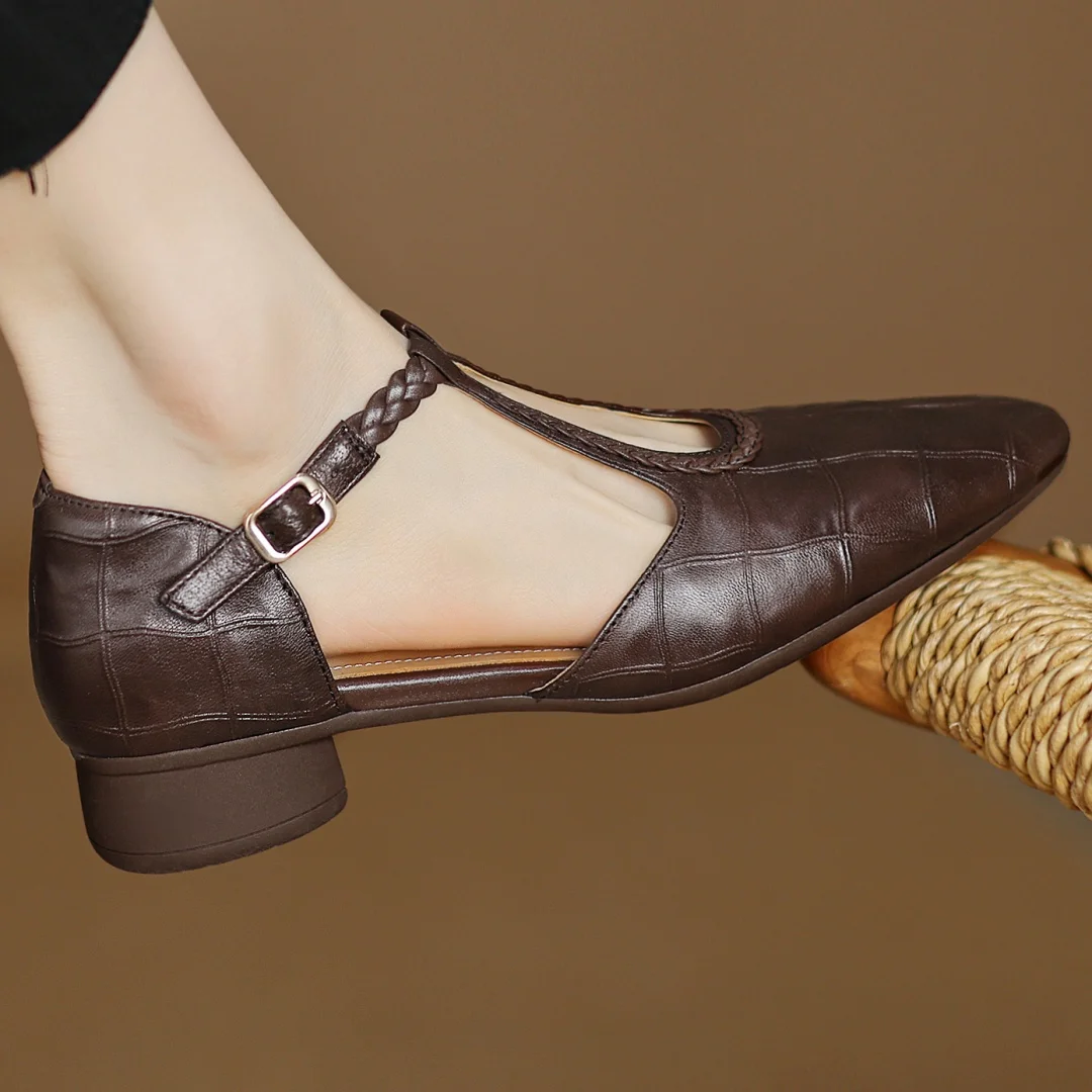 AZARIENNE – KEPA LEATHER MARY JANES