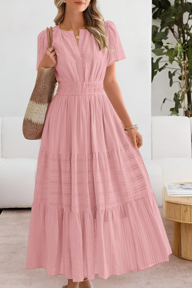 THESSALY – BREEZY BOHO DRESS WITH FLOWY CHARM