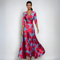 Avery | Women's Floral Wrap Maxi Dress