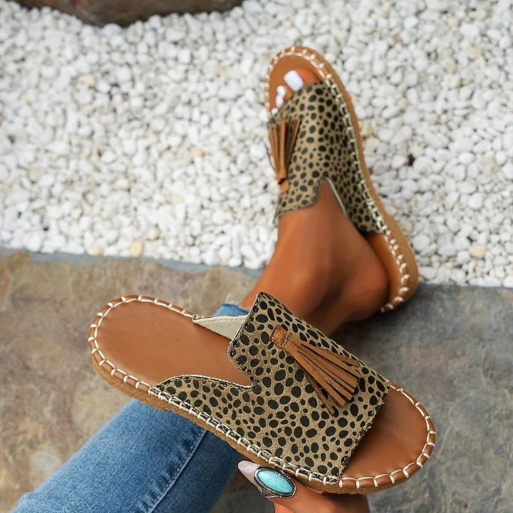 MILA – VINTAGE TASSEL BOHO SANDALS