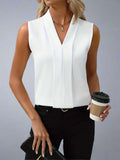 Kaida | Women's Sleeveless V-Neck Blouse