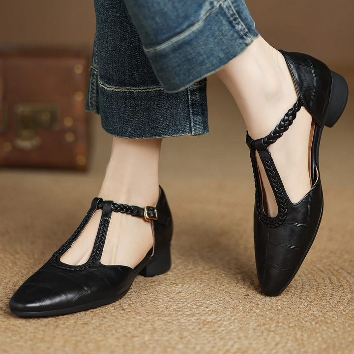 AZARIENNE – KEPA LEATHER MARY JANES