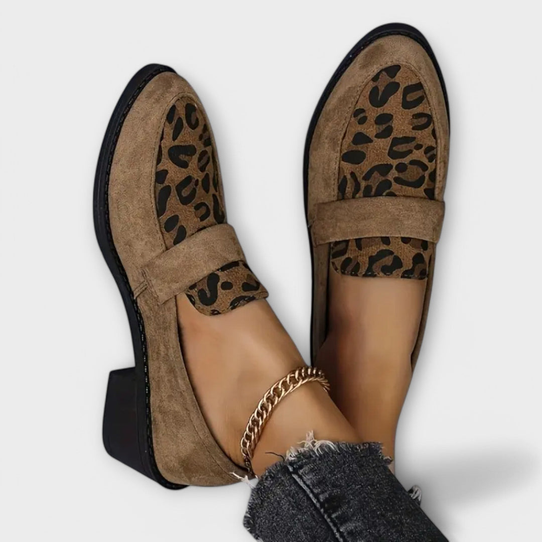 Tamara - Orthopedic Leopard Print Heels