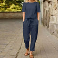 Charm | Women's Cotton Blend Two-Piece Lounge Set