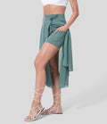 Reverie | Women's 2-in-1 Wrap Midi Skirt