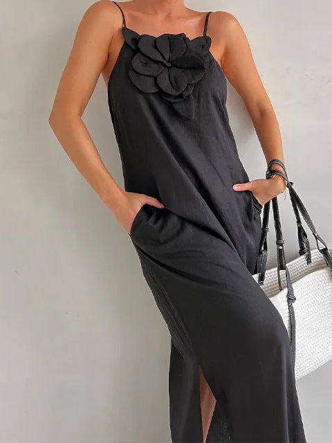 ELVIRETH – ELEGANT SUMMER DRESS WITH FLORAL GRACE
