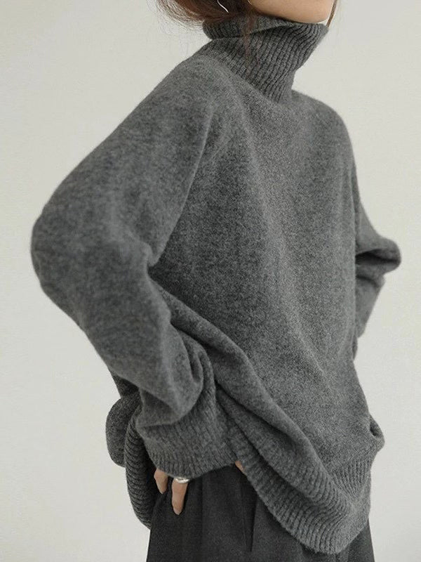Heather - Cozy Turtleneck Sweater