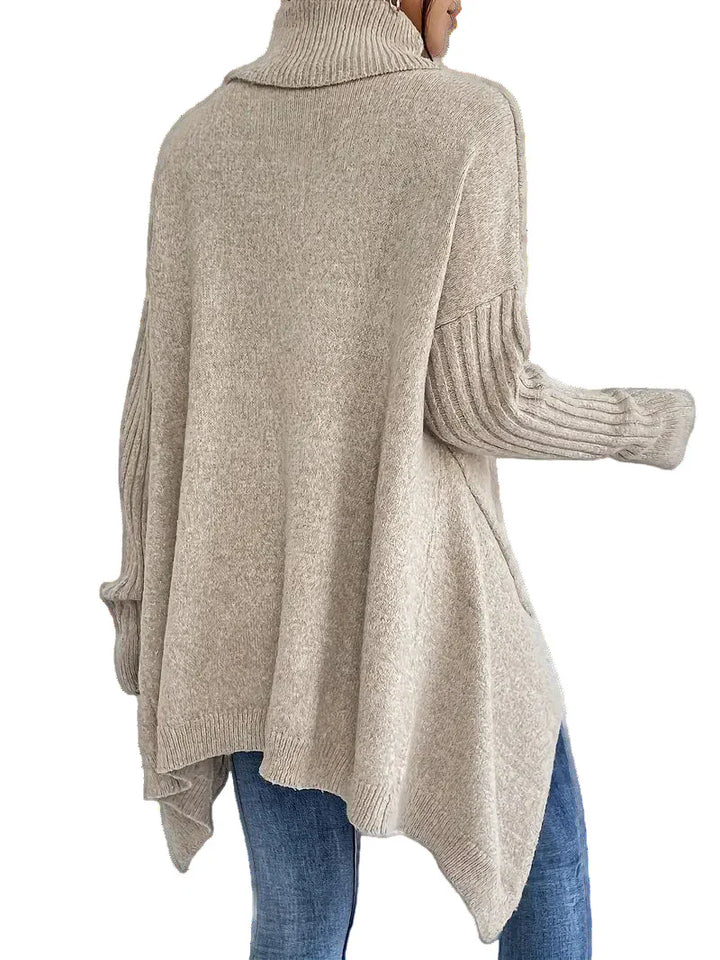 LIV – ELEGANT LONG KNIT WITH TURTLENECK