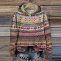 Karine | Women's Fair Isle Print Hoodie