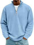 Randal | Men's Corduroy Half Zip Sweater