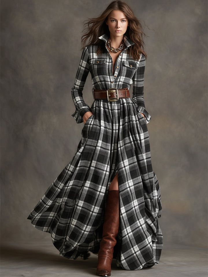 EVELYN – CLASSIC ELEGANT SHIRT DRESS