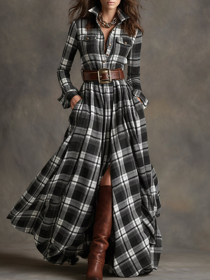 EVELYN – CLASSIC ELEGANT SHIRT DRESS