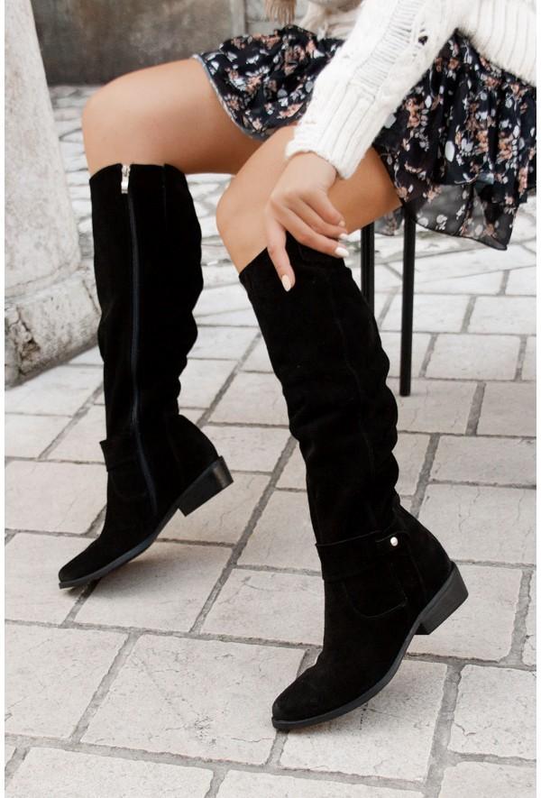 LINA – COMFORTABLE, WARM SUEDE BOOTS FOR WOMEN