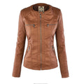 Dupont | Women's Faux Leather Hooded Jacket