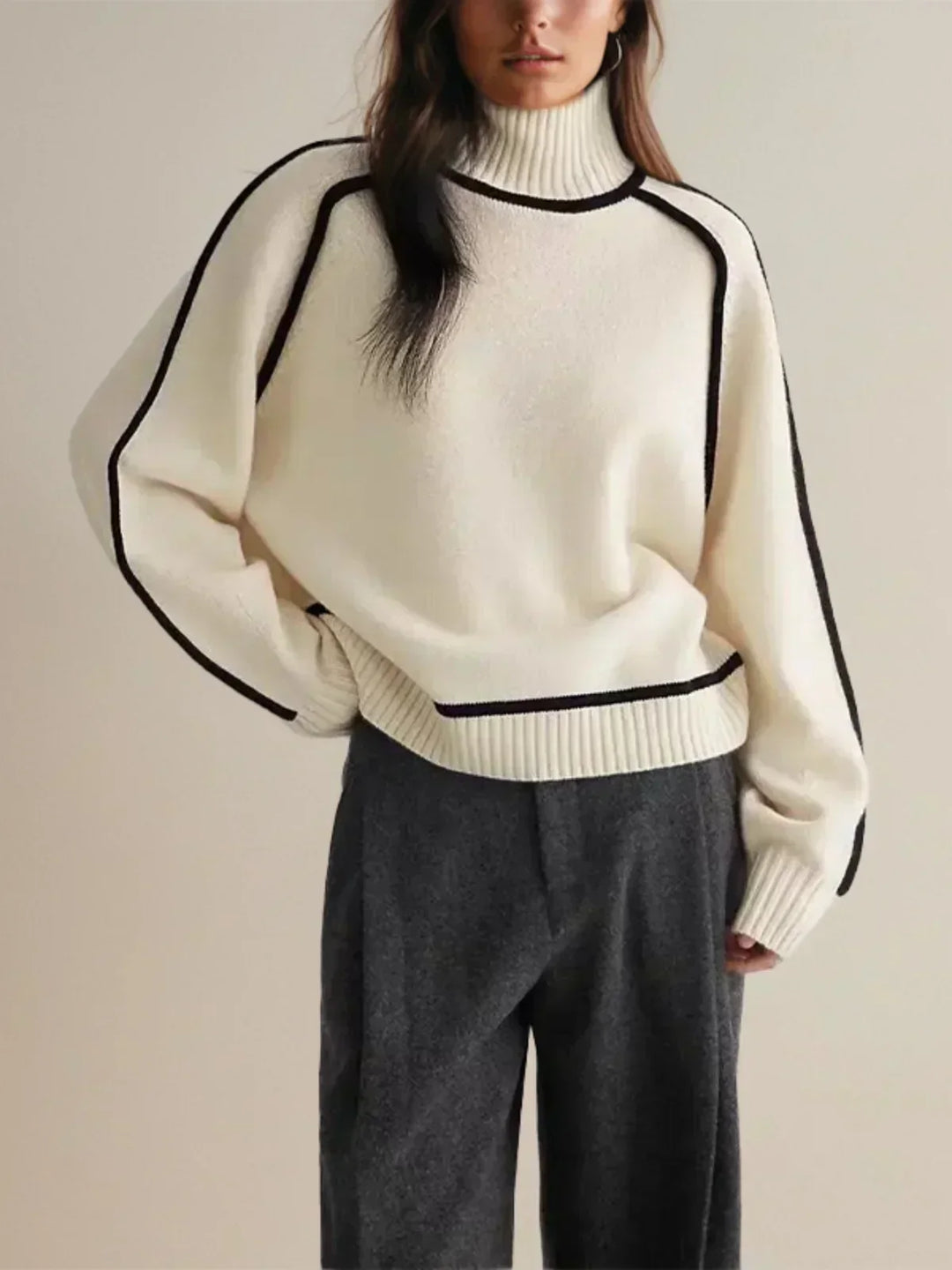 Donna - Elegant Turtleneck sweater