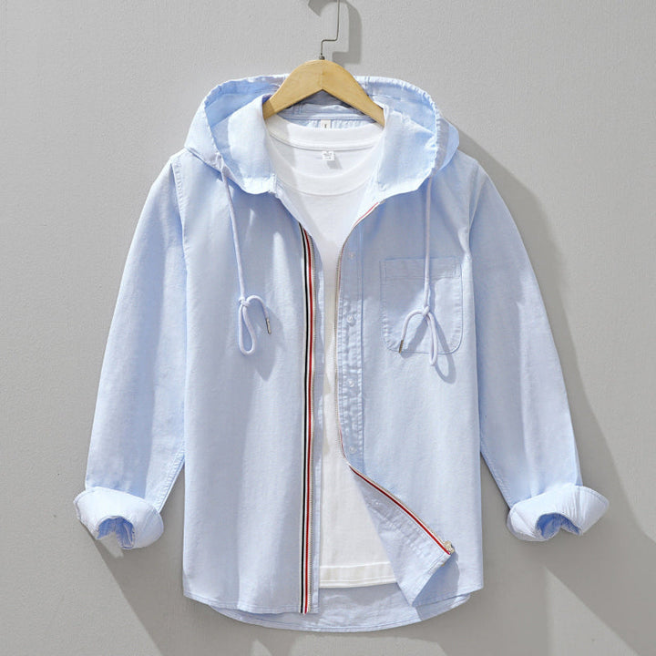 ASHER – LIGHTWEIGHT LINEN HOODIE