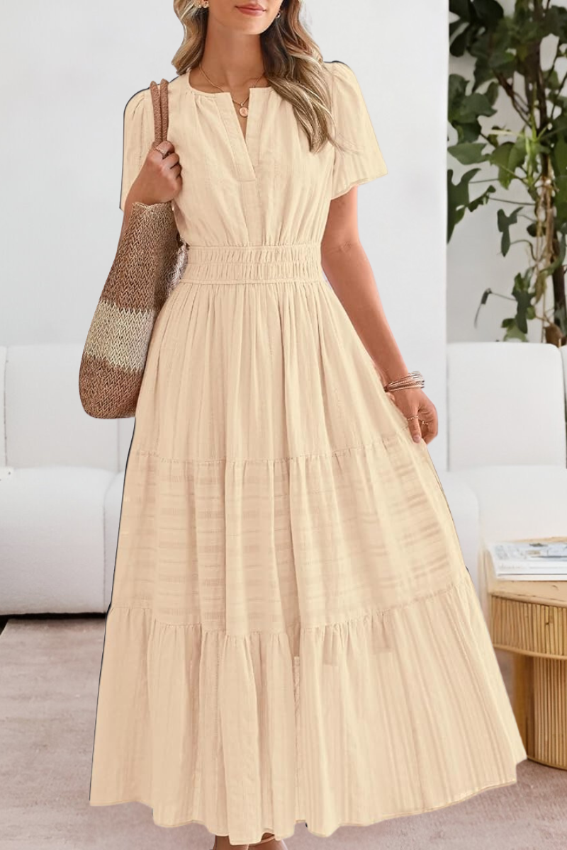 THESSALY – BREEZY BOHO DRESS WITH FLOWY CHARM
