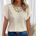 Aura | Women's Crochet Lace Knit Blouse