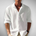 Willow | Men's Linen Long Sleeve Button-Up Shirt