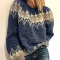 Emma | Women's Wool Blend Fair Isle Sweater