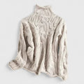 Zendrielle | Women's Open Knit Turtleneck Sweater