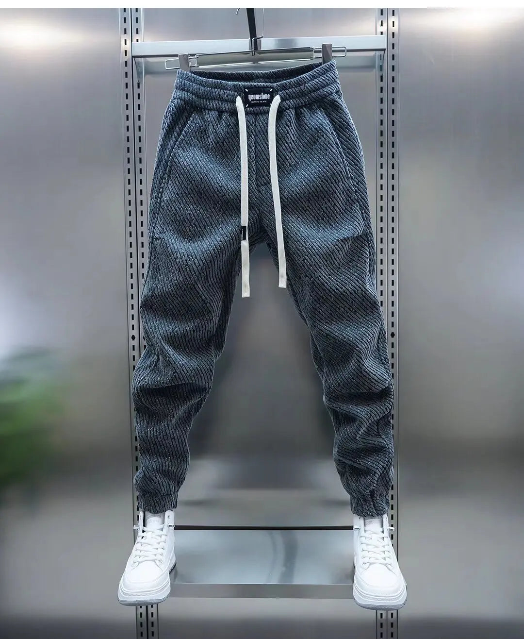 LIAM – PATTERNED COMFORT TROUSERS