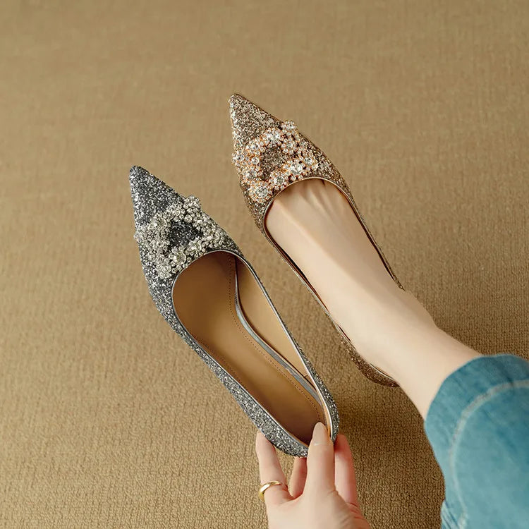 Gloria - Glitter Heels