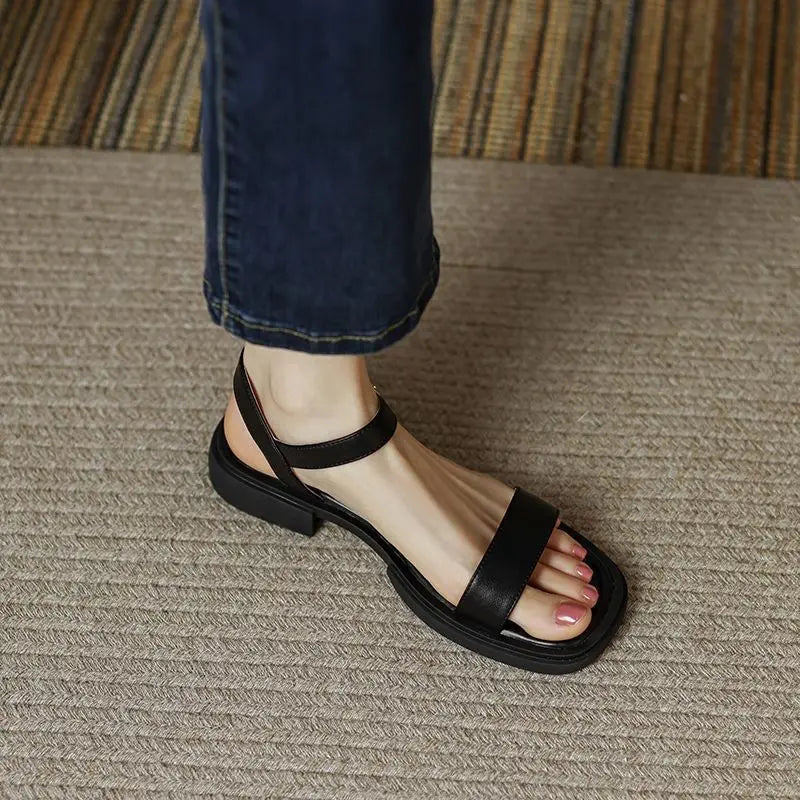 MIRELLE – ELEGANT LEATHER SANDALS