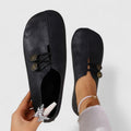 Kyline | Women's Foldable Button Strap Loafers