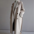 Zia | Women's Wool-Blend Long Belted Coat